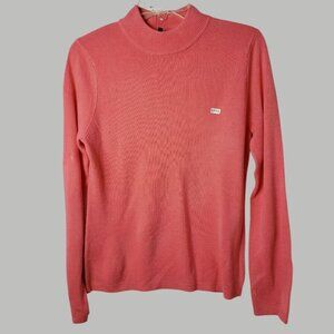Papaya Mock Sweater Womens Coral pink Size 12